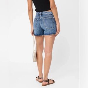 ✨Rag & Bone Dre Low Rise Button Fly Cutoff Denim Shorts Size 27 Distressed